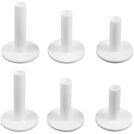 Golf-harjoitustiit, 6 kpl, magneettitiit ja kumitiit ajoharjoittelualueille ja harjoitusmatoille