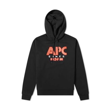 A.p.c., Hoodies Czarny, Mężczyzna, Rozmiar: M