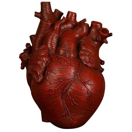 Pohjoismainen tyyli hartsi anatomiset sydän maljakko työpöydän kasvi ruukku kodin sisustukseen-B