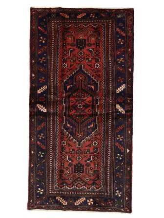 Hamadan Teppich Handgeknüpft 104X204 Persien