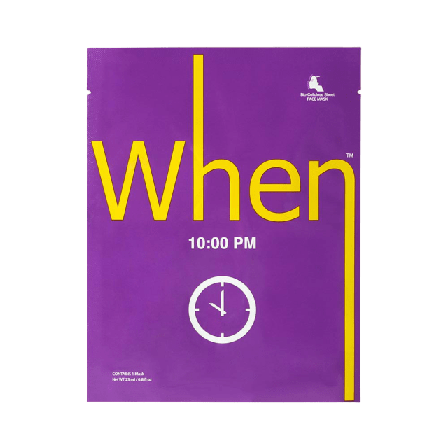 When 10.00 PM Sheet Mask Ansiktsmask & peeling Dam 23G