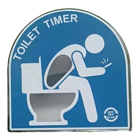 WC-ajastin 5 minuuttia painettu monikäyttöinen tarkka herkkä dekompressio hauska lahja kylpyhuone kakka-ajastin tiimalasi kotikäyttö KAESI [DB]
