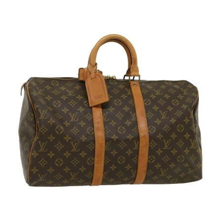 Louis Vuitton Vintage, Pre-owned Keepall 45 Bruin, Dames, Maat:ONE Size