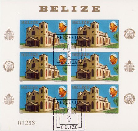 Belize 1983 - MICHEL B57 - Stemplet miniark