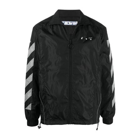 Off White, Jacket Zwart, Heren, Maat:M,gestreept