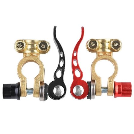 1 Par Verktøyfri Hurtigkobling Batteri Hovedkabel Polsko Koblinger for Bil Lastebil