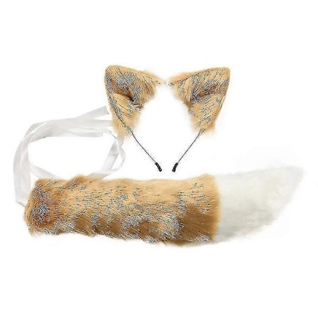 Faux Fur Killingehvalp Ulveører Hårbøjle c