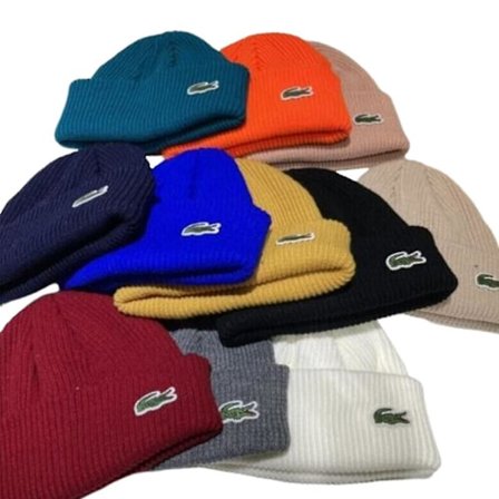 Mænds/Kvinders Lacoste2 Strikket Hue Beanie Hat Vinter Varmt Udendørs Hue