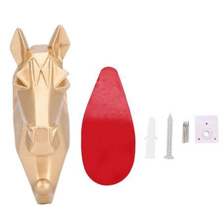 Harpiks badeværelsesvæg håndklæde i karakteristisk dyreform stil KLB