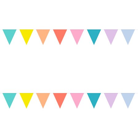Flagguirlande Pastel