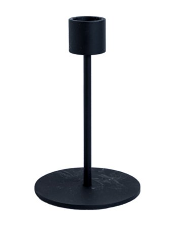 Candlestick 13Cm Black Cooee Design