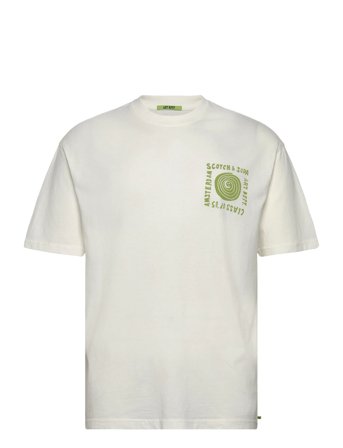 Scotch & Soda | Relaxed-Fit Washed Artwork T-Shirt | XL