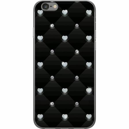 Apple Iphone 6s Genomskinligt Skal Bling Heart
