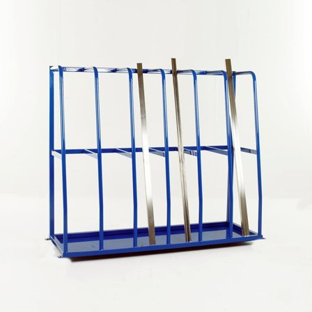 Vertical storage rack, 6 sections, 1500x1800x600 mm
