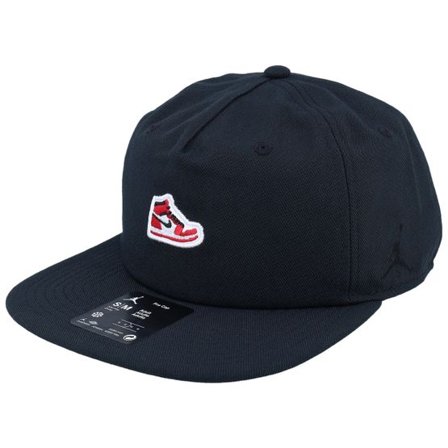 Jordan - Svart snapback Keps - Pro Cap Sneaker Patch Black Snapback - Nike @ Hatstore