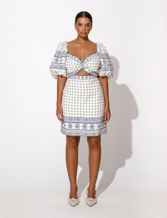 Malina June Dress - White - XS