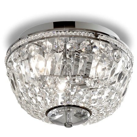 Armaturhantverk - Baderomstaklampe Adelsö Krom