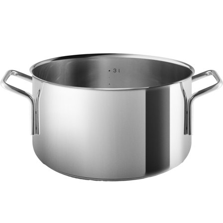 Eva trio Kasserolle 3,6 liter, rustfritt stål' - 'Polert stål