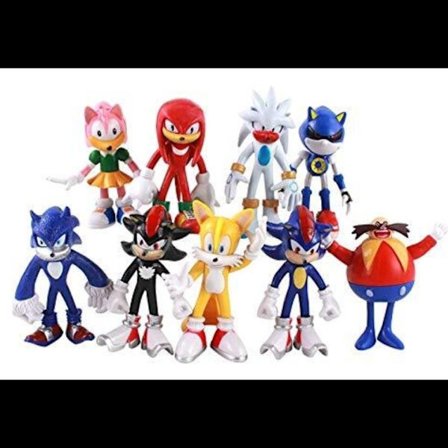 Sonic spel handgjorda ornament modell docka 9 Sonic modeller