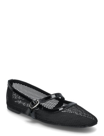 Bianco Bialilja Mary Jane Mesh - Black - 39