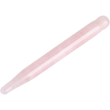 Natursten Akupressur Stick Krystal Stick Spisepinde Akupunktur Sticks Særlig Oplevelse, 12 cm (Rosenkvarts)