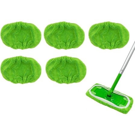 Premium Gulvklude Vådservietter til Swiffer Sweeper Moppe Pakke med 10 Grøn Udskiftningsbetræk Tør Fl...