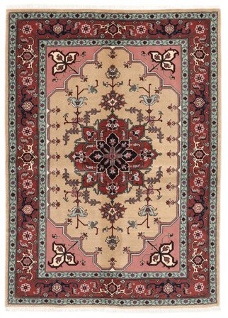 Anudada A Mano Ardabil Sherkat Alfombra 147X203 Oriental De Lana Rojo Oscuro/Negro Pequeño