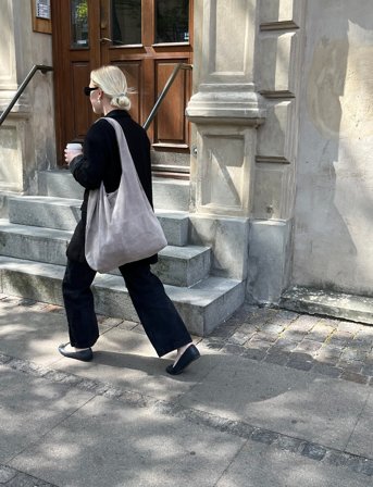 Becksöndergaard Suede Dalliea Bag - Grey - ONE SIZE