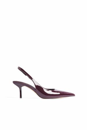 NA-KD Escarpins à talon ouvert - Chaussures à talons hauts - Burgundy - EU 37