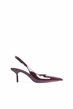 NA-KD - Slingback-pumps - Sko Nyttårsaften - Burgundy - EU 37