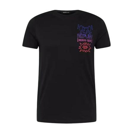 Replay T-Shirts Sort, Herre