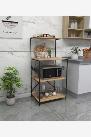 Hanah Home - Förvaringsskåp Anemon - Svart, Furu - Svart - Skåp - Från Homeroom