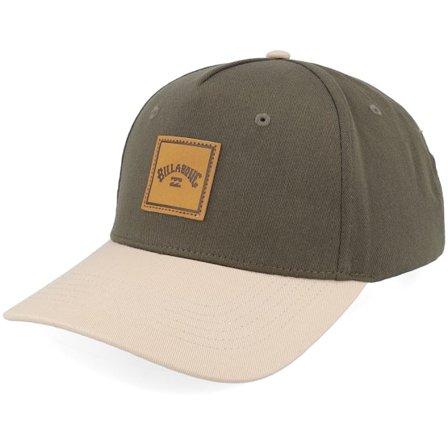 Billabong - Stacked Dark Cedar A-Frame Adjustable Adjustable Green Cap - @ Hatstore