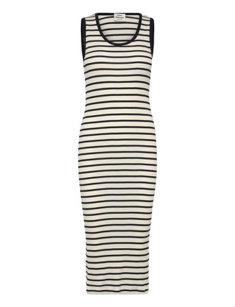 Mads Nørgaard | 2X2 Cotton Stripe Ama Dress | L