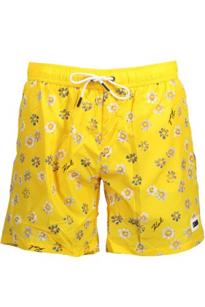 Karl Lagerfeld Beachwear Costume Parte Sotto Uomo Giallo