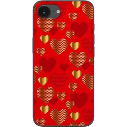 Kompatibelt Mobilskal till Apple Apple iPhone 16e GoldenHearts