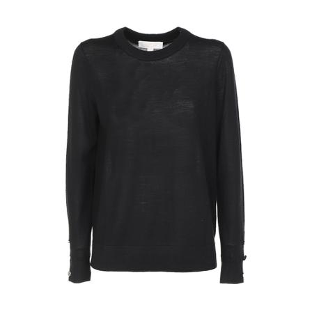 Michael Kors, Sweatshirts Zwart, Dames, Maat:L,elastaan