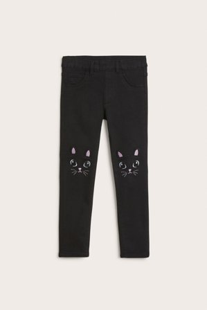 Kappahl | Slim jeggings super stretch | Svart denim