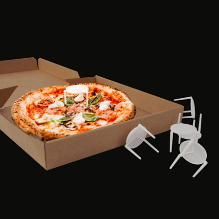 100 Styck Pizza Saver Stand Vit Plast Stativ Stack Fästställ