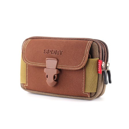 Miesten monitoiminen puhelimen kotelo nylon vyölaukku