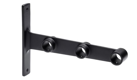 Habo 19041 Förlängningskonsol svart 270 mm, Garderobsinredning