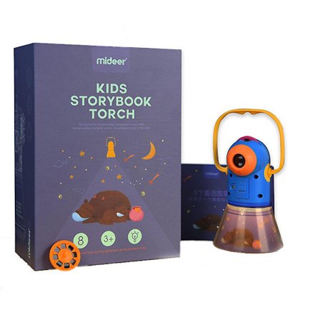 Barn Multifunksjonell Story Projector Nattlys Projektor Storybook Leketøy Pedagogiske leker Gaver