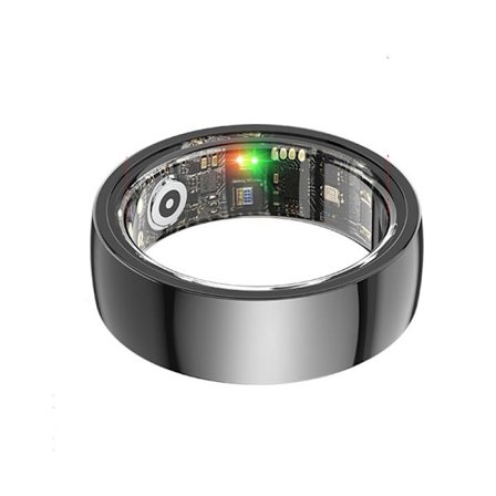 【14y】Smart Ring R1000 – Sömnmonitor, Bluetooth 5.0, Blodsyremätare Svart Svart