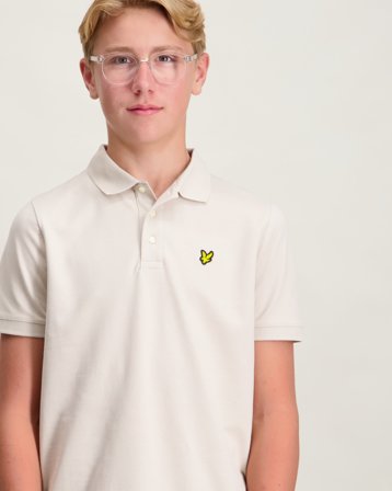Lyle & Scott Plain Polo Shirt Beigestä Pikee/Rugbypaidat Pojat - Kids Brand Store