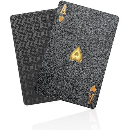 Poker Spillekort - Vandtætte Plastik Black Diamond Nyhed Spillekort 54, Spillekort