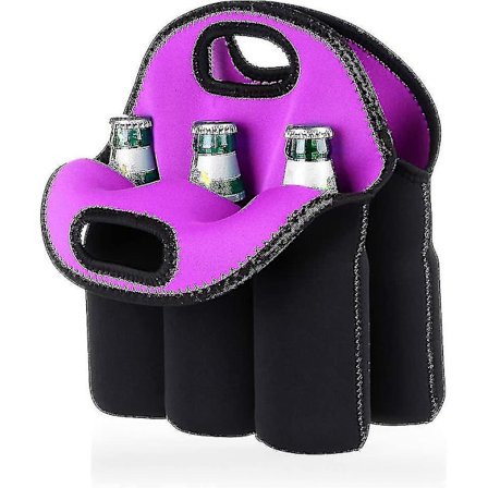 6 Flasker Ekstra Tykk Isolerende Neopren Bæreveske Flaske Tote Bæreveske Bag1pcs