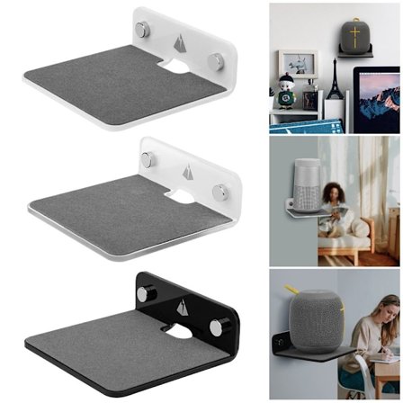 Högtalare Väggstativ Hylla Högtalarfäste TRANSPARENT