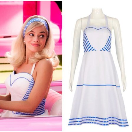 Vita Klänningar för Kvinnor, Scenframträdande Cosplay Kläder