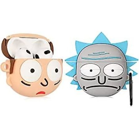 2-pack Gkv-fodral för AirPods 3, för Airpod 3 (2021), Cartoon Funny Fun Kawaii Cute Unik 3D Girly Design Air Pods 3 3:e generationens silikonfodral