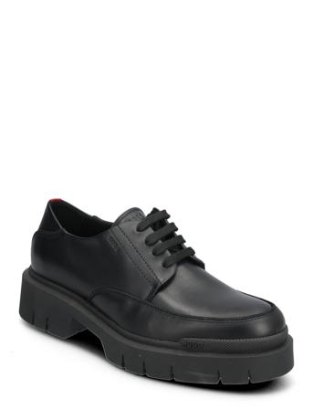 Denzel_Derb_Ltpp Designers Boots Lace Up Boots Black HUGO